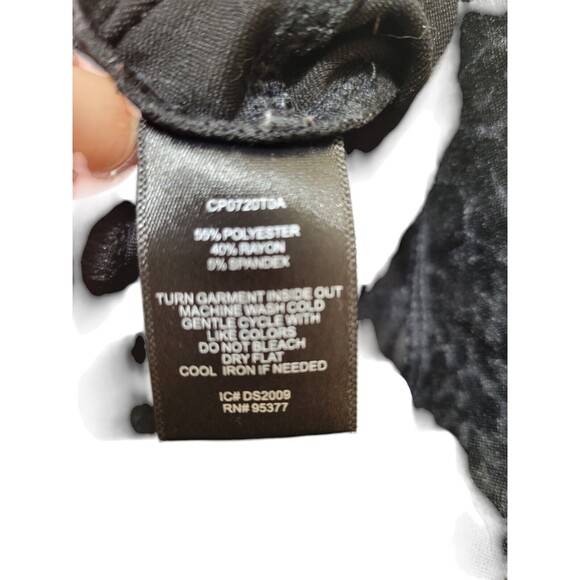 Sanctuary Black Gray Leopard  Ankle Pants Large Stretch EUC B22 - Picture 7 of 11